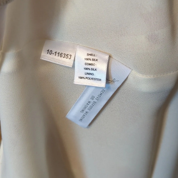 NWT Ann Taylor 100% Silk Pastel Floral Print Sheer Lined Midi Sleeveless Dress - Picture 5 of 8